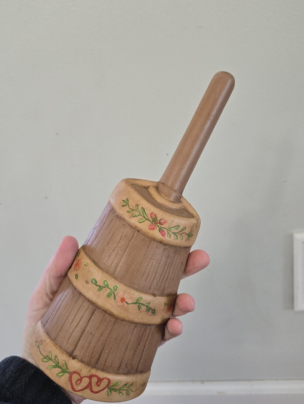 Vtg MCM Holland Mold Ceramic Wall Plaques Butter Churn Bellows Rolling Pin - Picture 10 of 11